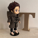 オビツ11 用　ダッフルコート●チェック●