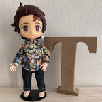 オビツ11 用　長袖　柄シャツ②