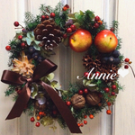 りんごのクリスマスリース（小）🍎🍎