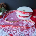 ✿送料込 クリスマスリボン　メリークリスマス柄♪