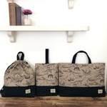 【再販】恐竜柄レッスンバッグセット