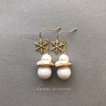 値下げ‼️雪の結晶▸▹ピアス＆イヤリング