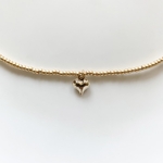gold heart necklace