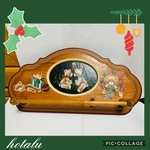 ♥️アンティーク Merry  Christmas ベアのタオルハンガー