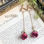 ミニ薔薇8＊イヤリング／ピアス
