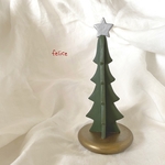 クリスマスオブジェ・・Albero di Natale クリスマスツリー　銀の星・・《送料無料》