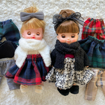 【在庫販売】ボアコート＋ニット帽つき  6点セット♡メルちゃん ソランちゃん 服 ワンピース