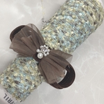 SWAROVSKI star hair band♡brown