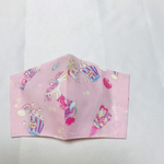 #B子供用マスク　S sizeガーゼマスク　手作りマスク　かわいいマスク　女の子　マスク刺繍