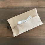 エコティッシュ/ソフトパック用ティッシュケース(ベージュ)