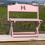 C様専用ページ・Lサイズリボン🎀・ピオニーピンクわんちゃん撮影会用折り畳みベンチ