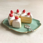 ミニチュアショートケーキ　トレーセット