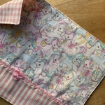 【m様ご予約品】★ランチマット25×35サイズ＊キューティーユニコーンが可愛い☆クリーム★