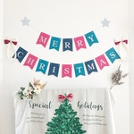 【送料込】クリスマスガーランド🎄ウィンターカラー / 飾り / 壁面 / Christmas / クリスマス / ガーランド / メリークリスマス / サンタクロース