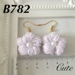新作♡お花ピアスB782
