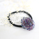 flower hairtie (violet)