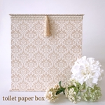 カルトナージュ  トイレットペーパー収納ボックス（大）