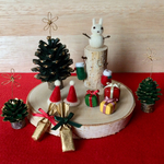 北海道のリス・エゾリスさんのお茶会セット  クリスマスオプションBセット