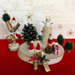 北海道のリス・エゾリスさんのお茶会セット  クリスマスオプションCセット