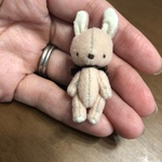 5112lie様専用<身長約5センチ>ハンドメイドのbabyウサギさん