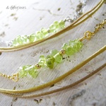 希望の＂ペリドット＂　ブレスレット