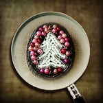 １点限り＊パールの雪降る❄スノーホワイト🎄Xmas＊ブローチ.+*:ﾟ+｡.☆