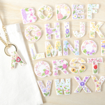 【受注製作】アルファベットの刺繍バッグチャーム