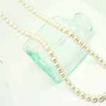 再々販　３ＷＡＹ　コットンパールのロングネックレス　８０～９０ｃｍ好きな長さで