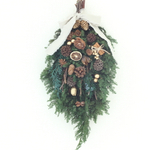 【SALE】　クリスマススワッグ　プリザーブドフラワー　　