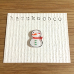 雪だるまちゃん片耳ピアス/イヤリング