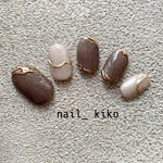 ネイルチップ　No.61  ﾆｭｱﾝｽﾈｲﾙ・ﾆｯﾄﾈｲﾙ・冬ﾈｲﾙ