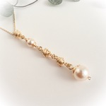 Wire  Wrap パール Y ネックレス