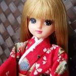 送料無料❤️リカちゃん着物　袴(手鞠)