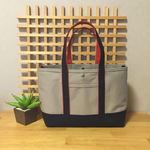 【送料込】帆布トートバッグ横長