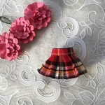 オビツ11☆チェックプリーツスカート