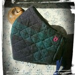 冬マスク ❄️ＢＷ キルトのマスク