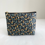 台形にならないマチ付きポーチ　リバティ　チェリードロップ