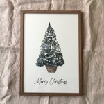 クリスマスポスター　 クリスマスツリー　A4