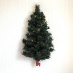 壁掛けツリー ♥︎50cm クリスマスツリー オーナメント ツリー クリスマスオーナメント タペストリー　スワッグ　ガーランド　壁かけ　かべかけ