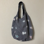 ＊SALEがま口おまけ付き＊ミナペルホネン【hana hane・グレー】Plump bag