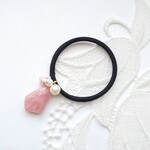 １点のみ限定品⭐️スモーキーなヘアゴム☆パール☆     