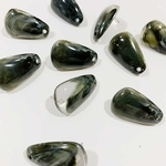  【6pcs darkgray#36】マーブルピアスパーツ