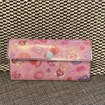 おすそ分け蛇腹ファイル　キラキラベア柄　ピンク