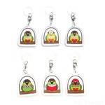 ウロコインコ アクリルチャーム +アンブレラマーカー 鳥 4119-4213