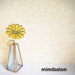 【再販】⚫︎受注製作⚫︎mimibaton ＊ステンドグラスのマーガレット＊