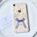 かすみ草ブーケ iphoneケース　7.8.X.Xs.XR.Xs Max.11.11pro.11pro max.6.6s.5s android xperia 全機種対応 手帳型ケース