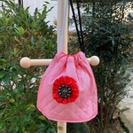 rose丸巾着bag