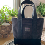 ハンドメイド　トートバッグ　コーデュロイ ×帆布　Sサイズ