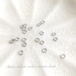 高品質　本ロジウム 丸カン　3mm