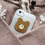 【新作】くまのこiPhoneケース《brown》